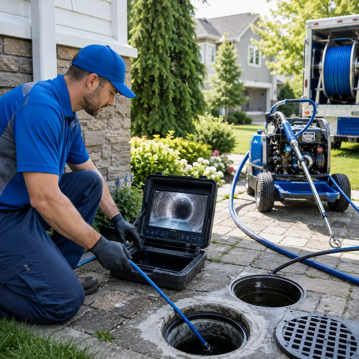 Outdoor drain cleaning professionals serving Georgetown, MD